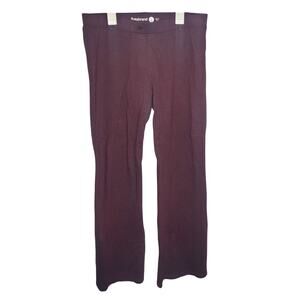 Betabrand Yoga Dress Pants Bootcut Maroon Women's Large Office Business Casual L